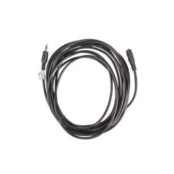 MINIJACK 3.5MM M/F 3 PIN CABLE 5M BLACK LANBERG