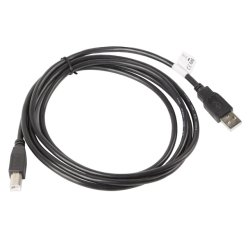 USB-A(M)->USB-B(M) 2.0 CABLE 1.8M BLACK LANBERG