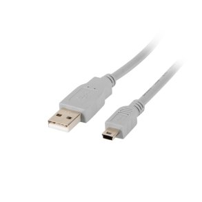 USB MINI(M)->USB-A(M) 2.0 CABLE 1.8M GREY (CANON) LANBERG