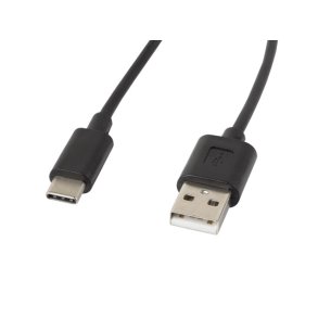 USB-C(M)->USB-A(M) 2.0 CABLE 1.8M BLACK LANBERG