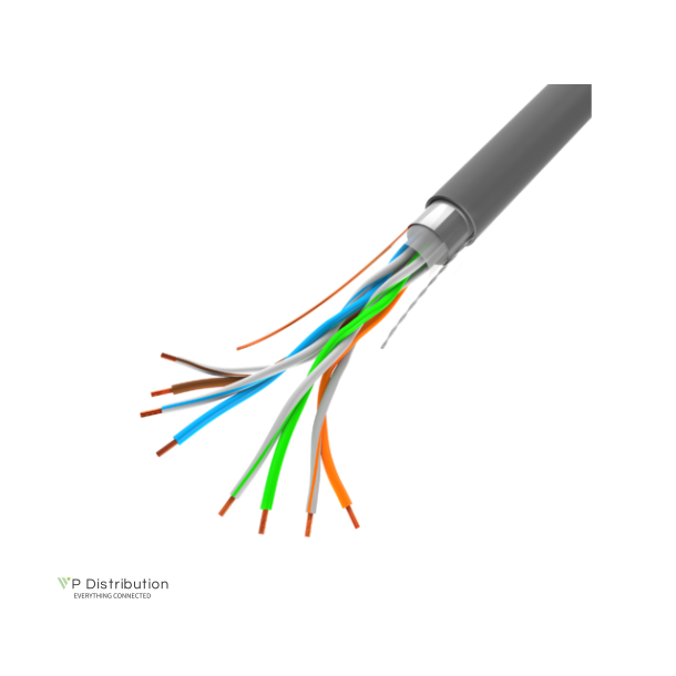 LAN CABLE FTP 305M SOLID CCA GREY LANBERG