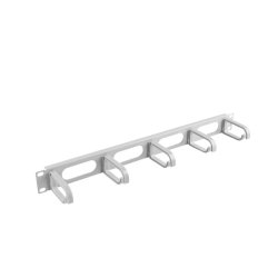 19" CABLE MANAGEMENT PANEL 5 RINGS - TYPE B 1U GREY LANBERG