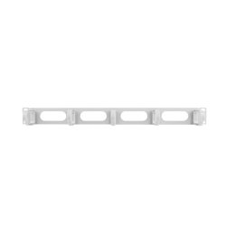 19" CABLE MANAGEMENT PANEL 5 RINGS - TYPE B 1U GREY LANBERG