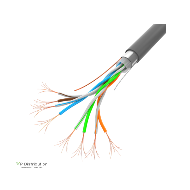 LAN CABLE FTP 305M STRANDED CCA GREY LANBERG