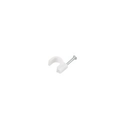 CABLE CLIPS 7MM 100PCS WHITE LANBERG