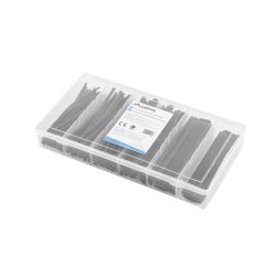 HEAT-SHRINKABLE TUBING KIT 100PCS BLACK BOX LANBERG