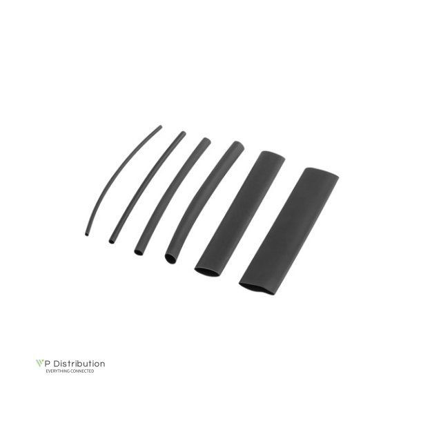 HEAT-SHRINKABLE TUBING KIT 100PCS BLACK BOX LANBERG