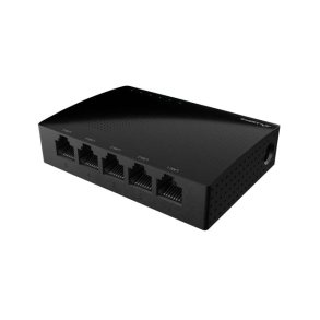 SWITCH LANBERG DSP1-1005 5X 1GB/S UNMANAGED GIGABIT ETHERNET DESKTOP 5V