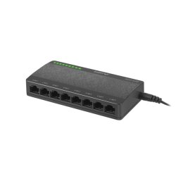 SWITCH LANBERG DSP1-0108 8X 100MB/S UNMANAGED FAST ETHERNET DESKTOP 5V