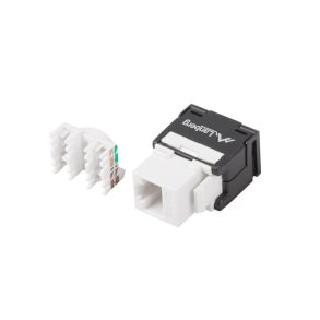 KEYSTONE MODULE TOOLLESS RJ45->LSA CAT.6A UTP 180&Acirc;&deg; LANBERG
