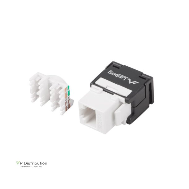 KEYSTONE MODULE TOOLLESS RJ45->LSA CAT.6A UTP 180&Acirc;&deg; LANBERG