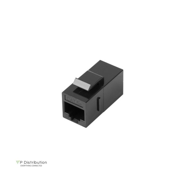 FEED-THRU KEYSTONE CONNECTOR RJ45->RJ45 CAT.5E UTP LANBERG