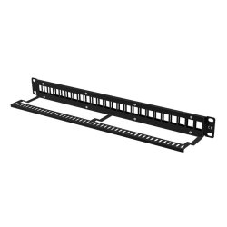 PATCH PANEL BLANK 24 PORT 1U FOR KEYSTONE MODULES BLACK LANBERG
