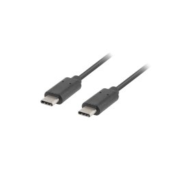 USB-C M/M 2.0 CABLE 1M BLACK LANBERG