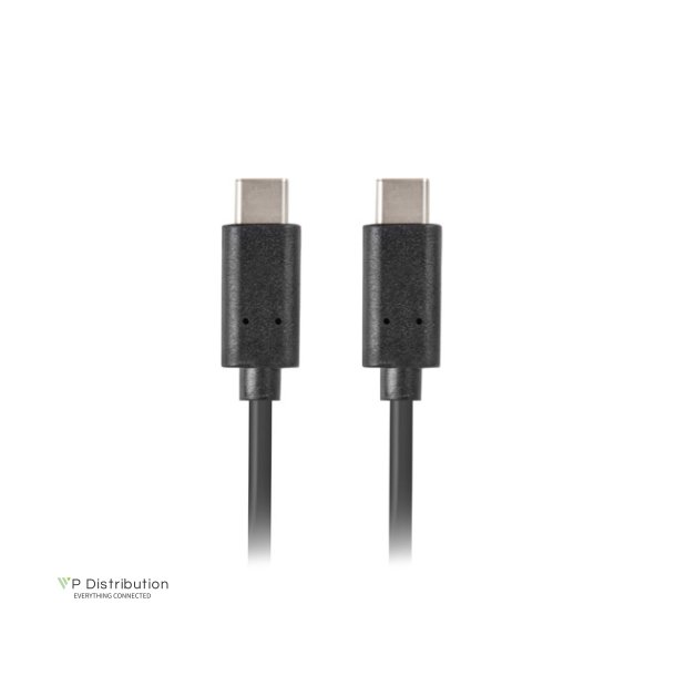 USB-C M/M 2.0 CABLE 1M BLACK LANBERG