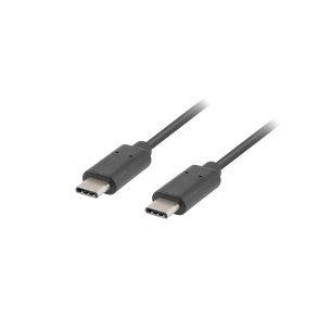 USB-C M/M 2.0 CABLE 0.5M BLACK LANBERG