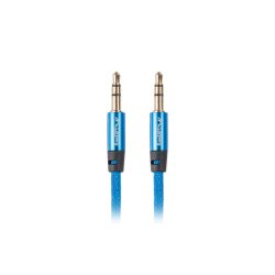 MINIJACK 3.5MM M/M 3 PIN CABLE 2M BLUE PREMIUM LANBERG