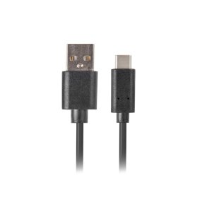 USB-C(M)->USB-A(M) 2.0 CABLE 1M BLACK QC 3.0 LANBERG