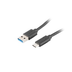 USB-C(M)->USB-A(M) 3.1 CABLE 1M BLACK LANBERG