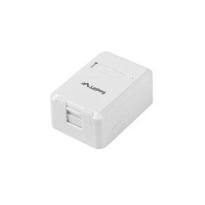 EMPTY SURFACE-MOUNT BOX FOR KEYSTONE 1-PORT LANBERG