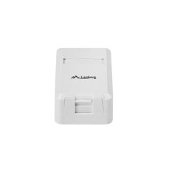 EMPTY SURFACE-MOUNT BOX FOR KEYSTONE 1-PORT LANBERG
