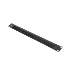 19" BRUSH PANEL 1U BLACK LANBERG AK-1103-B