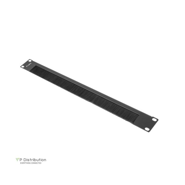 19" BRUSH PANEL 1U BLACK LANBERG AK-1103-B