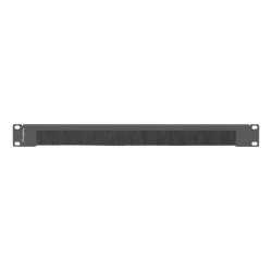 19" BRUSH PANEL 1U BLACK LANBERG AK-1103-B