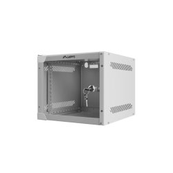 RACK CABINET 10" WALL-MOUNT 4U/280X310 (FLAT PACK) WITH GLASS DOOR GREY LANBERG
