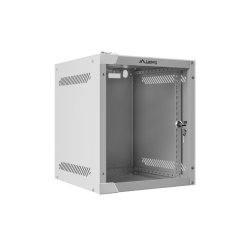 RACK CABINET 10" WALL-MOUNT 6U/280X310 (FLAT PACK) WITH GLASS DOOR GREY LANBERG
