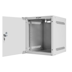 RACK CABINET 10" WALL-MOUNT 6U/280X310 (FLAT PACK) WITH GLASS DOOR GREY LANBERG