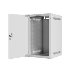 RACK CABINET 10" WALL-MOUNT 9U/280X310 (FLAT PACK) WITH GLASS DOOR GREY LANBERG