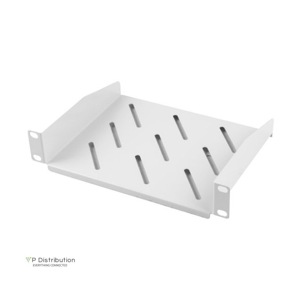 10" FIXED SHELF 1U/254X180MM MAX LOAD CAPACITY UP TO 20KG GREY LANBERG