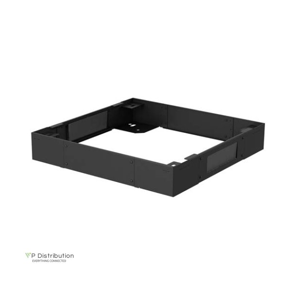 PLINTH FOR 600X600 FREE-STANDING CABINETS (FF01 &amp; FF02 SERIES) BLACK LANBERG
