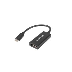 USB-C(M) 3.1->DISPLAYPORT(F) ADAPTER CABLE 15CM BLACK LANBERG