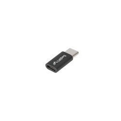 USB-C(M) 2.0->USB MICRO(F) ADAPTER BLACK LANBERG