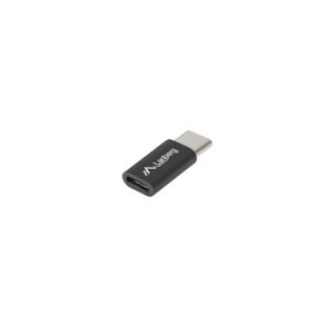 USB-C(M) 2.0->USB MICRO(F) ADAPTER BLACK LANBERG