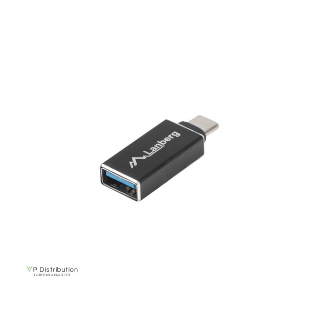 USB-C(M) 3.1->USB-A(F) ADAPTER BLACK OTG LANBERG