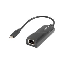 USB&acirc;>RJ45 ETHERNET ADAPTER NETWORK CARD LANBERG USB-C 3.1 1X RJ45 1GB CABLE