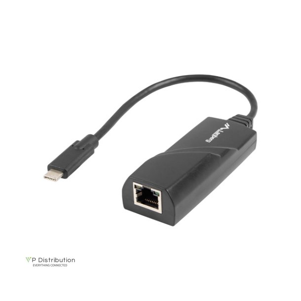 USB&acirc;>RJ45 ETHERNET ADAPTER NETWORK CARD LANBERG USB-C 3.1 1X RJ45 1GB CABLE