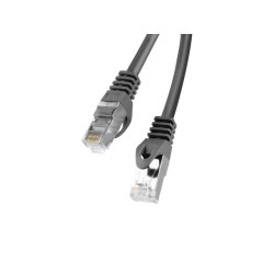 PATCHCORD CAT.6 FTP 1M BLACK FLUKE PASSED LANBERG