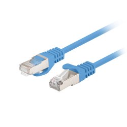 PATCHCORD CAT.6 FTP 0.25M BLUE FLUKE PASSED LANBERG