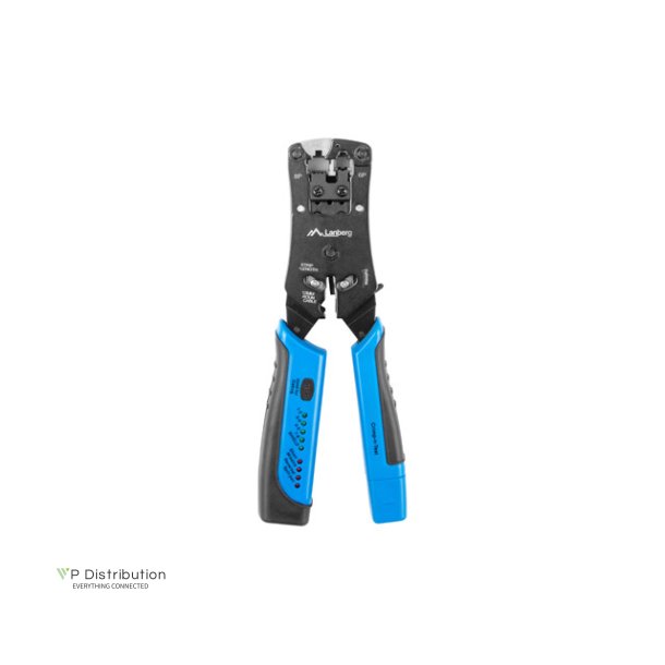 CRIMPING TOOL RJ45 RJ11 RJ12 + CABLE TESTER LANBERG