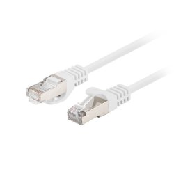 PATCHCORD CAT.6 FTP 0.25M WHITE FLUKE PASSED LANBERG