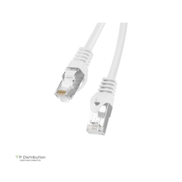 PATCHCORD CAT.6 FTP 2M WHITE FLUKE PASSED LANBERG