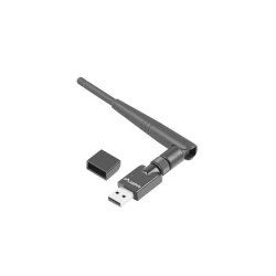 USB ADAPTER WIRELESS NETWORK CARD LANBERG NC-0150-WE N150 1X EXTERNAL ANTENNA