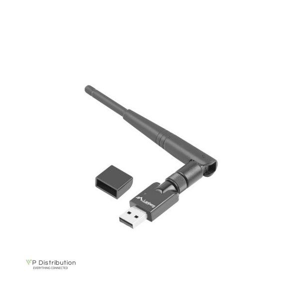 USB ADAPTER WIRELESS NETWORK CARD LANBERG NC-0150-WE N150 1X EXTERNAL ANTENNA