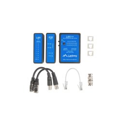NETWORK LAN TESTER POE, RJ45, RJ11, COAXIAL CABLE LANBERG