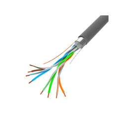 LAN CABLE CAT.5E FTP 305M SOLID CU GREY CPR + FLUKE PASSED LANBERG