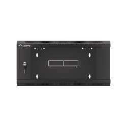 RACK CABINET 19" WALL-MOUNTED 4U 600 FAST ASSEMBLY (FLAT PACK) BLACK LANBERG